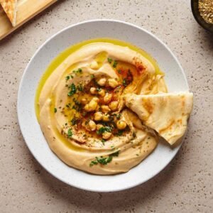 HUMMUS + PITA BREAD